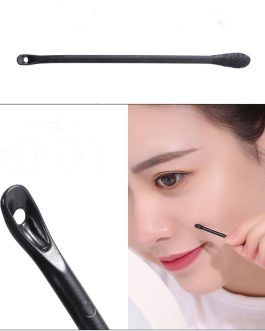 ALIOBC 50 Pcs Multi Use 2-End Disposable Squeeze Acne Blackhead Care Black Cotton Swabs Stick, Professional Ear Pick and Skin Beauty Tool for Blackhead or Whitehead Nasal Gunk Remover