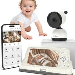 Smart Baby Monitor with Camera and Audio WiFi & No-WiFi Modes AI Cry Detection Night Vision 1080p