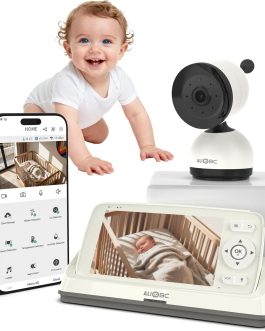 Smart Baby Monitor with Camera and Audio WiFi & No-WiFi Modes AI Cry Detection Night Vision 1080p