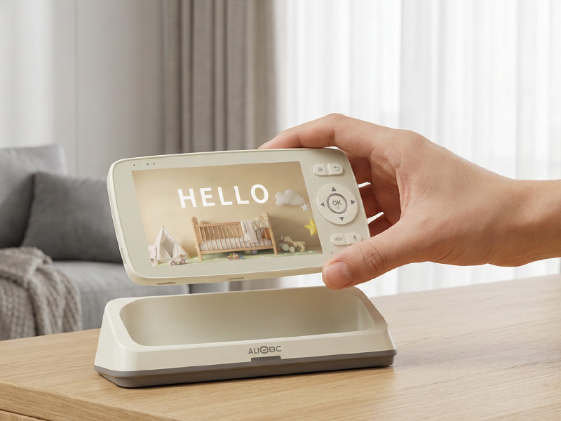 smart baby monitor with camera and audio wifi & no wifi modes ai cry detection night vision 1080p