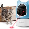 aliobc pet camera with phone app, auto tracking, 2k cat camera, privacy mode, 2 way audio, dual band wifi indoor pet cam night vision, 355° pan（sky blue）