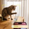 aliobc pet camera with phone app, auto tracking, 2k cat camera, privacy mode, 2 way audio, dual band wifi indoor pet cam night vision, 355° pan（sky blue）